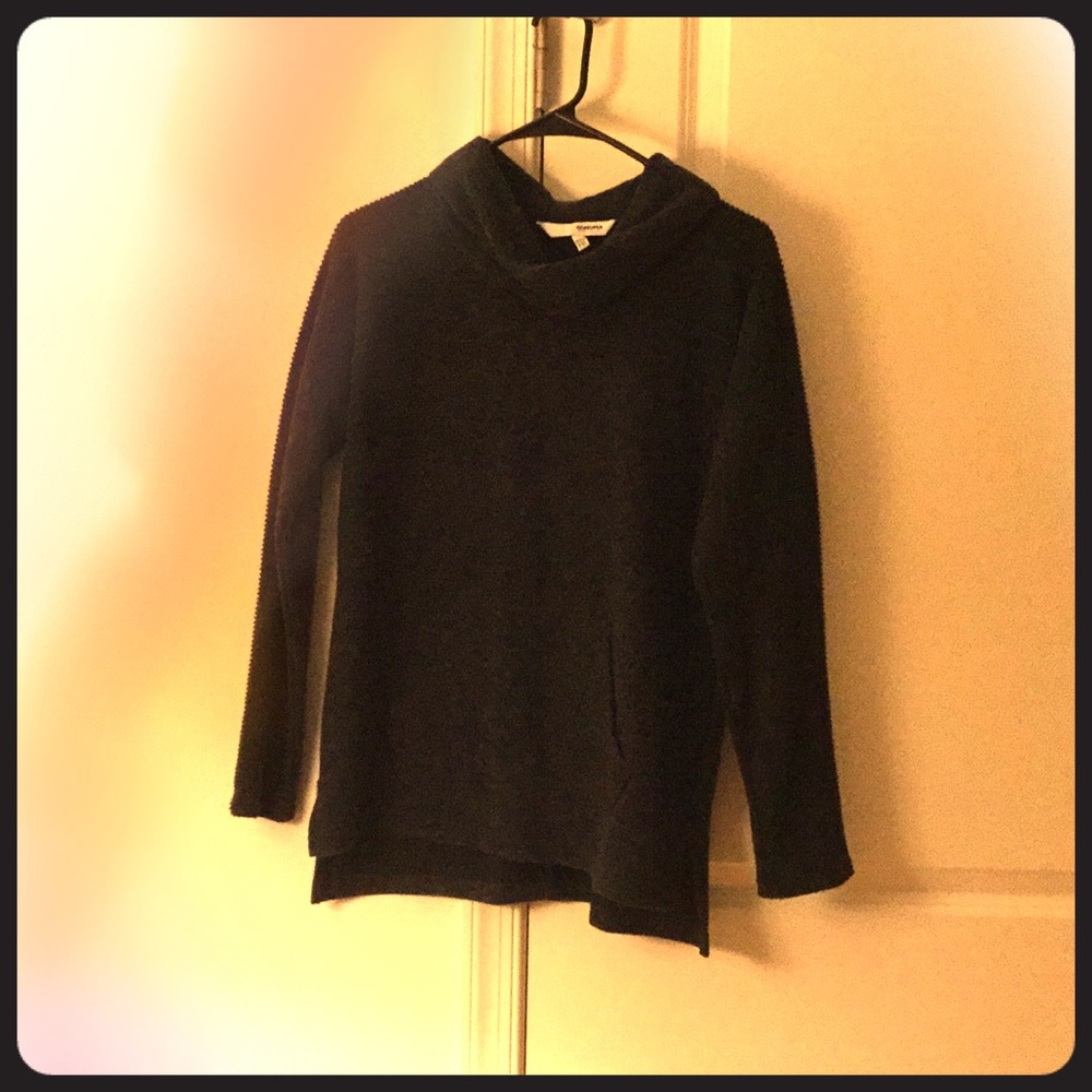 Charcoal Grey cowl neck sweater